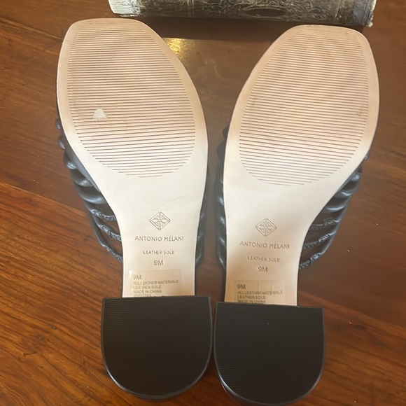 Antonio Melani Bree Tubular Leather Platform Sandals - Picture 7 of 9